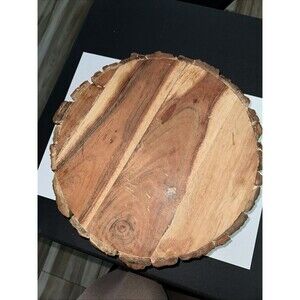 lazy susan turntable wood